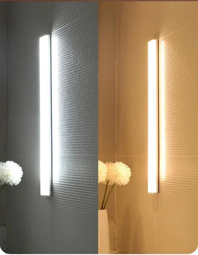 Rechargeable Light Cabinet Wardrobe Lamp Motion Sensor Light Wireless LED Night Light TypeC  Staircase Backlight For Kitchen LED